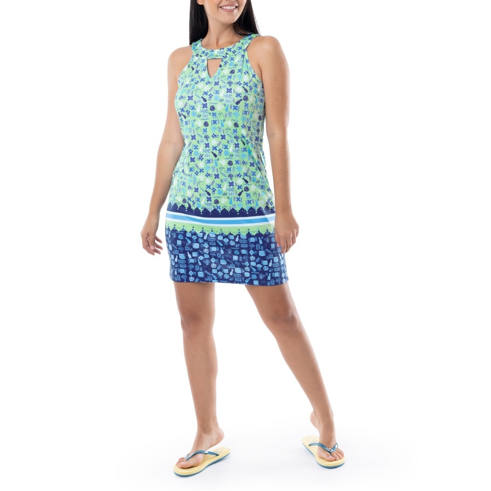 Guy Harvey Tiki Time Halter Dress
